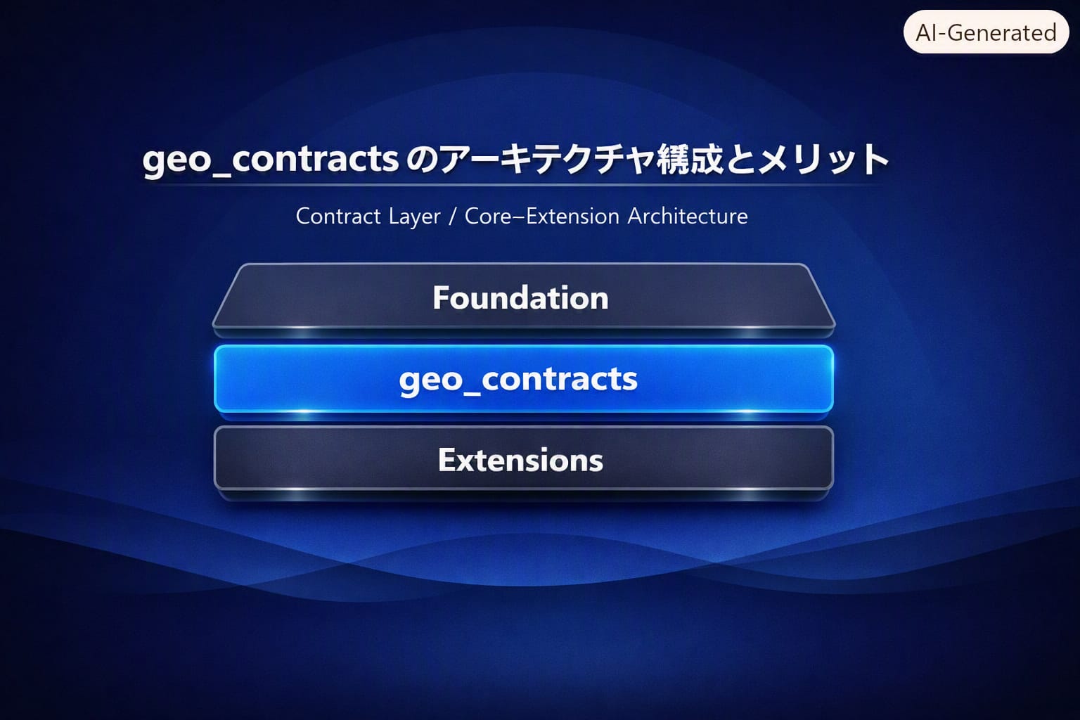 geo_contracts のアーキテクチャ構成